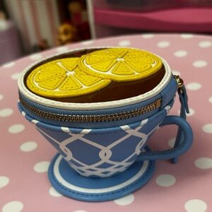 Kate Spade Down the Rabbit Hole Teacup Coin Purse